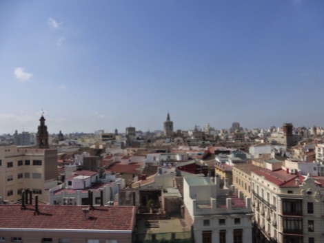 View from Los Torres Serranos, Valencia